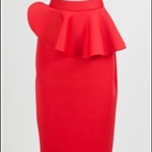 Haute Red Skirt